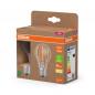 Preview: 2er Set OSRAM E27 LED Lampe Classic Filament 7,2W wie 100W warmweißes Licht 2700K - Energy efficiency class A